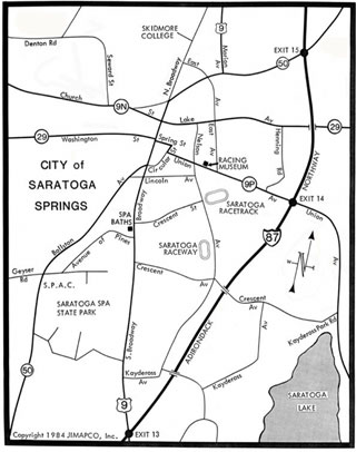 City of Saratoga Springs Map