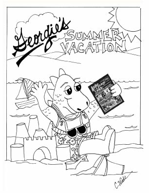Coloring Page: Georgie's Vacation