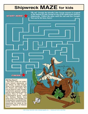 Maze: Underwater Shipwreck Theme