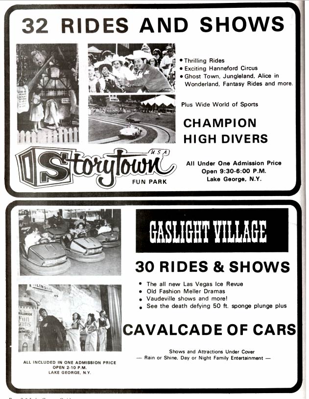 Storytown and Gaslight Village - 1974